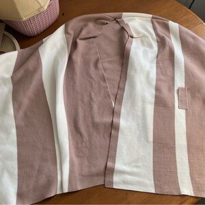 Striped Pink and White Cardigan